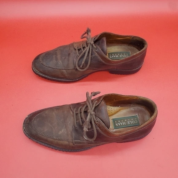 COLE HAAN Shoes Men’s 11 Brazil 6351 Brown Leather Oxfords Dress Shoes main image 10